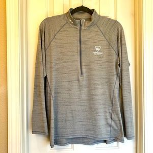 Topgolf Under Armour Womens quarter zip heather gray new without tags